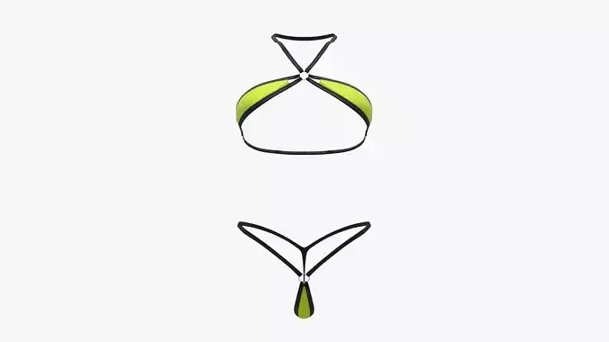 Swimsuit SMS 52 Low-poly 3D model
