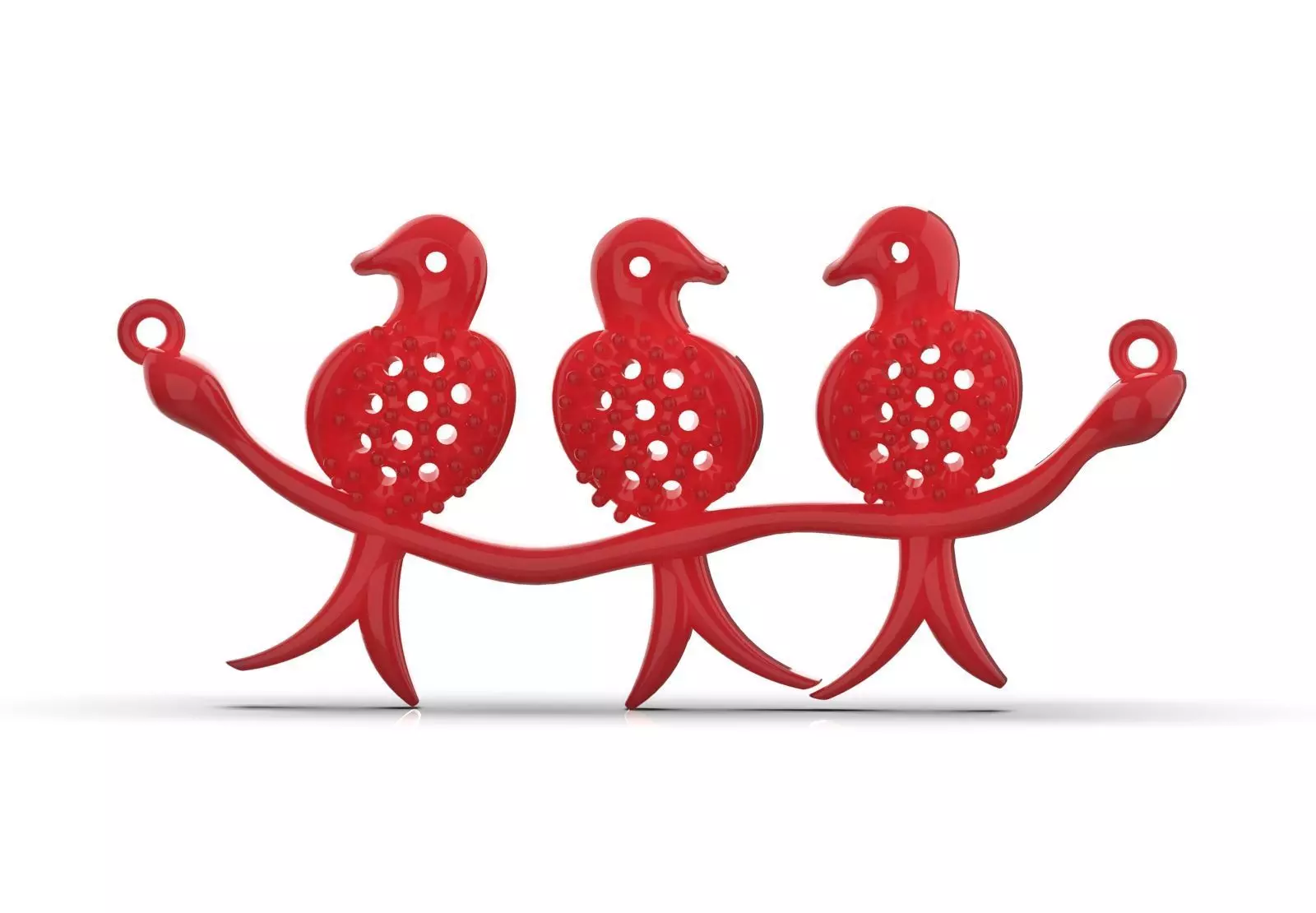 Bird Design Jewelry stl 3dm Pendant Model jp0030 3D print model_16