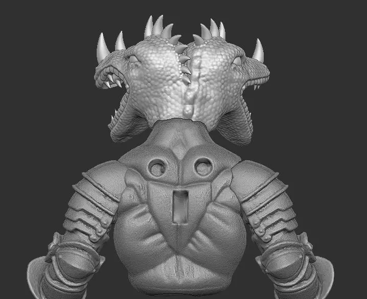 Hydraz Head for Mythic Legions 3D print model_3