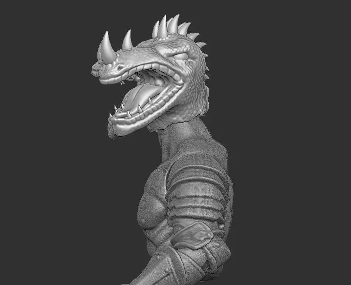 Hydraz Head for Mythic Legions 3D print model_2