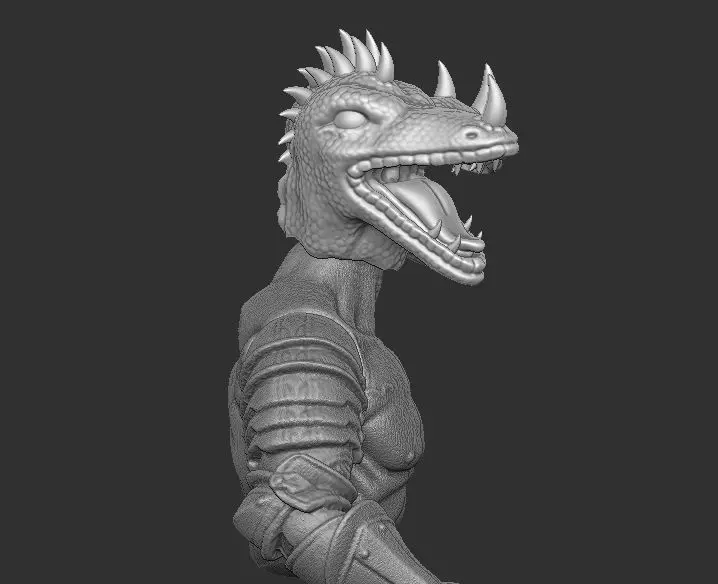 Hydraz Head for Mythic Legions 3D print model_4