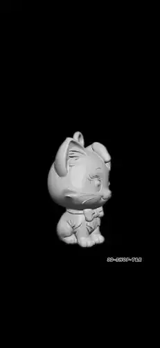 Cute Cat Pendant 3D Model