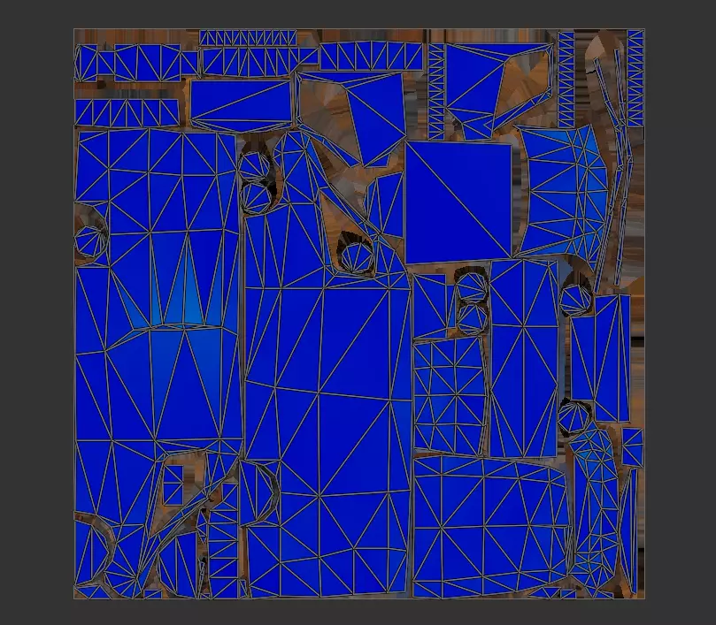 Van Burnt Free low-poly 3D model_8