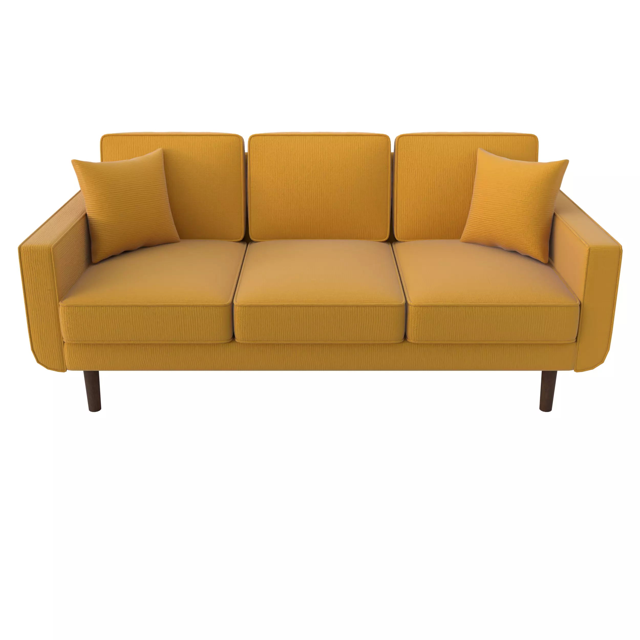 Modern 3 Seater Sofa 3D model_1