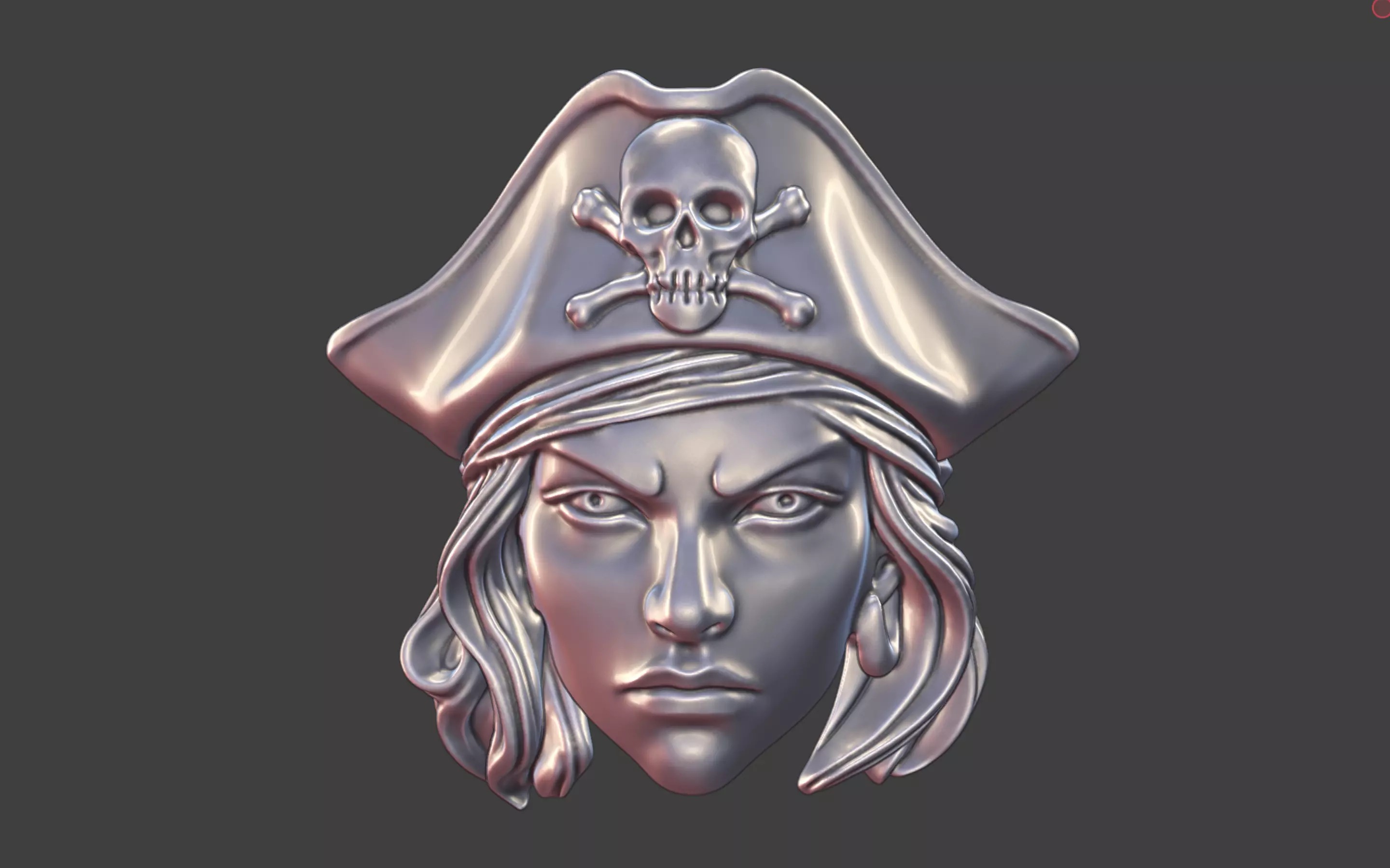 pirate girl ring ENJOY IT AND LEAVE A REVIEW PLEASE Free 3D print model