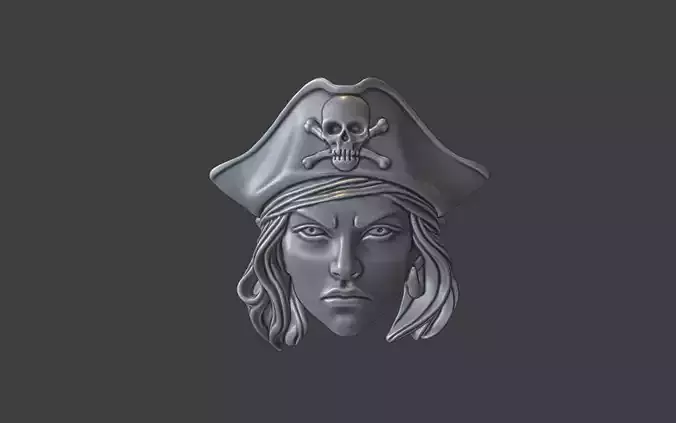 pirate girl ring ENJOY IT AND LEAVE A REVIEW PLEASE Free 3D print model
