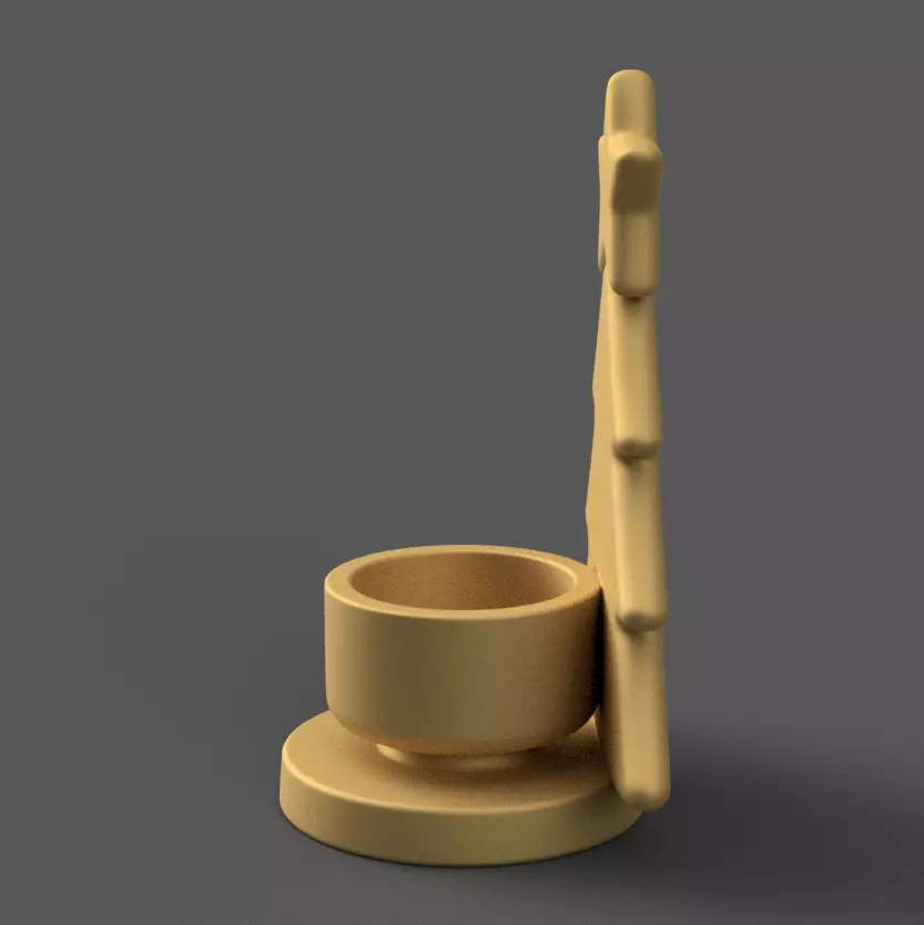 Christmas Tree planter - led candle holder - candy container 3D print model_2