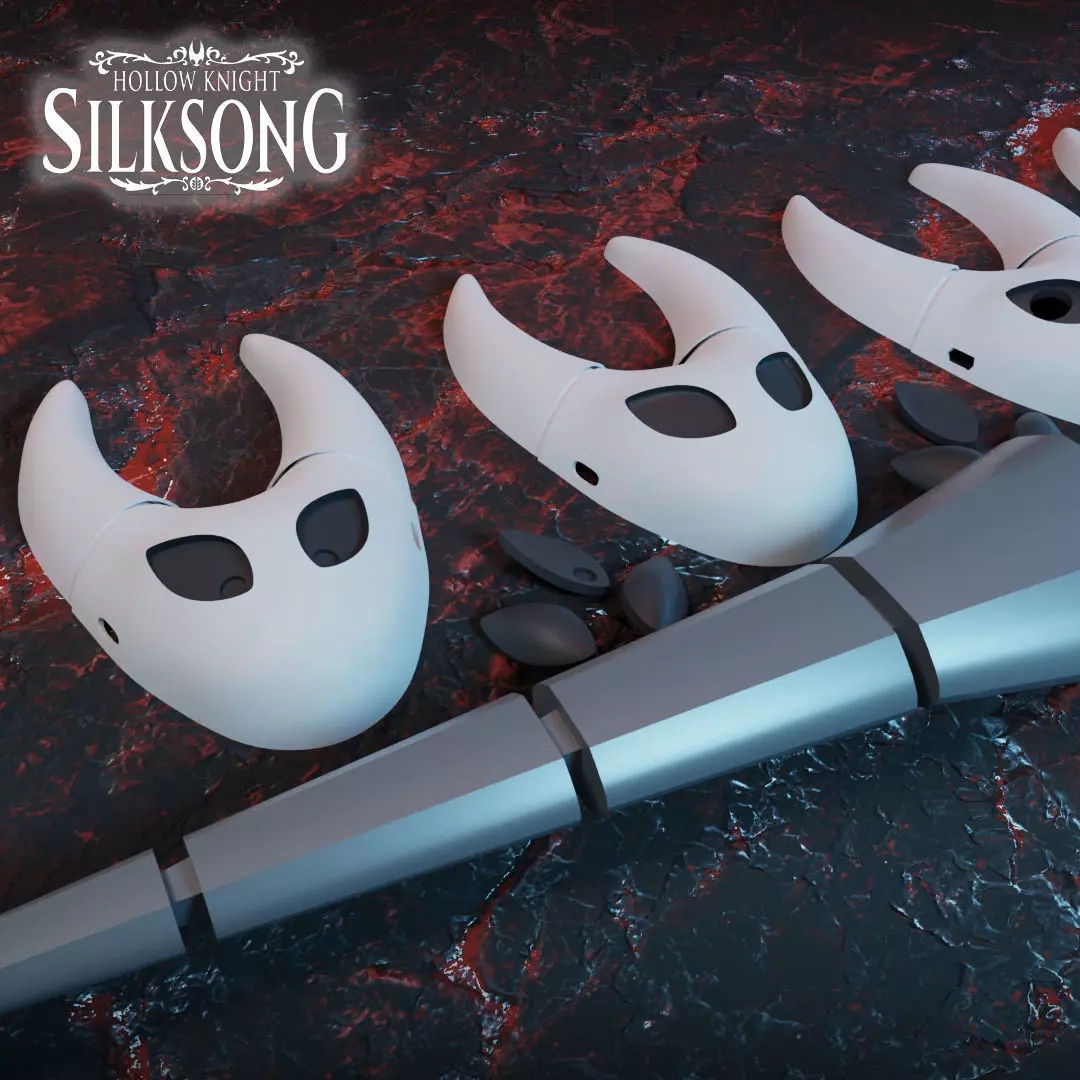 Hornet Masks and Sword Pack - Hollow Knight Silksong 3D print model_3