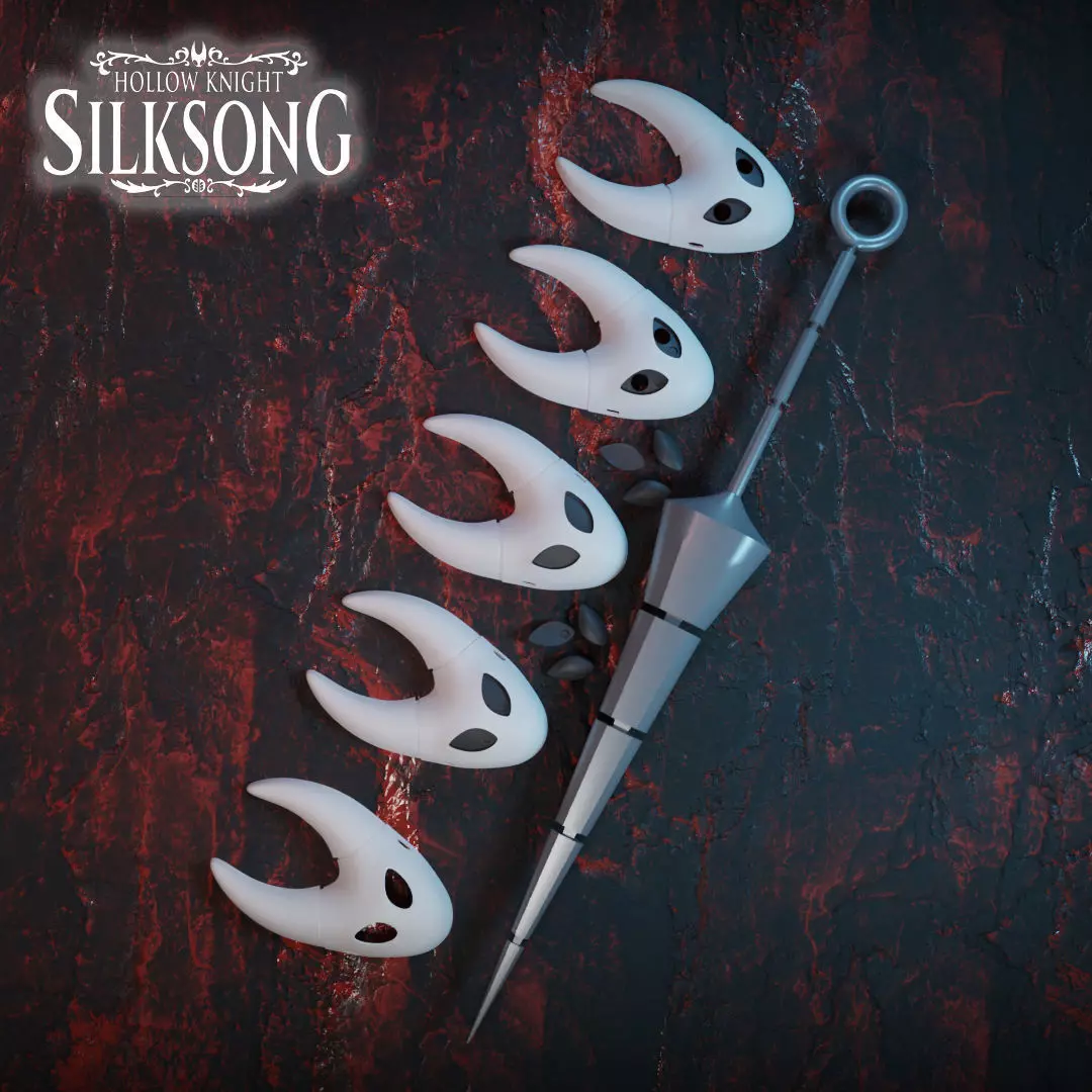 Hornet Masks and Sword Pack - Hollow Knight Silksong 3D print model_2