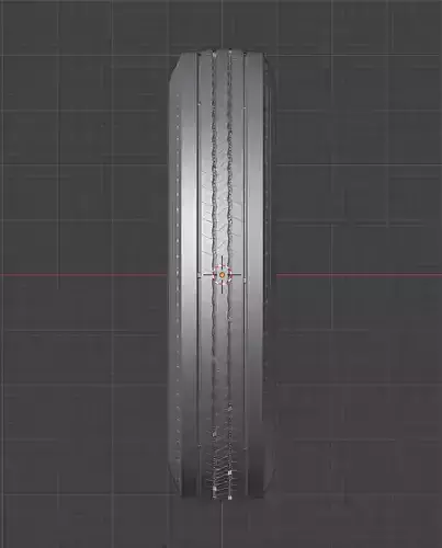 AgriculturalTyre3DModelCutSectionInnerLayers