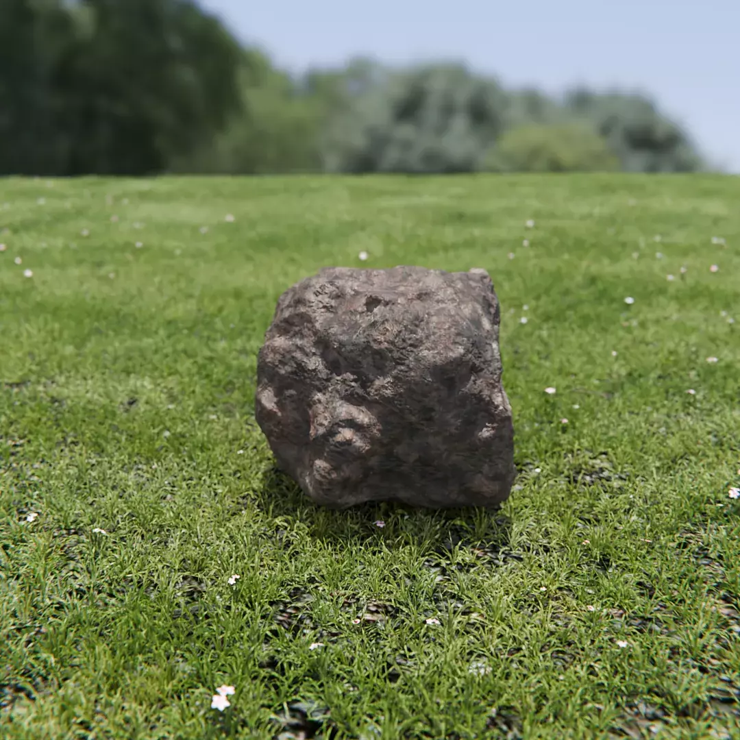 River Rock Free 3D model_1