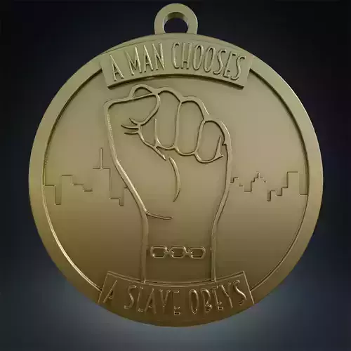 Bioshock - A man chooses a slave obeys keychain