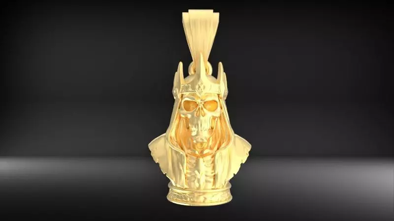 scull king pendant 3D print model_14