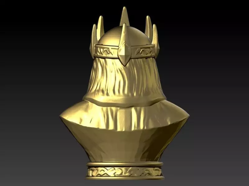 scull king pendant 3D print model_13