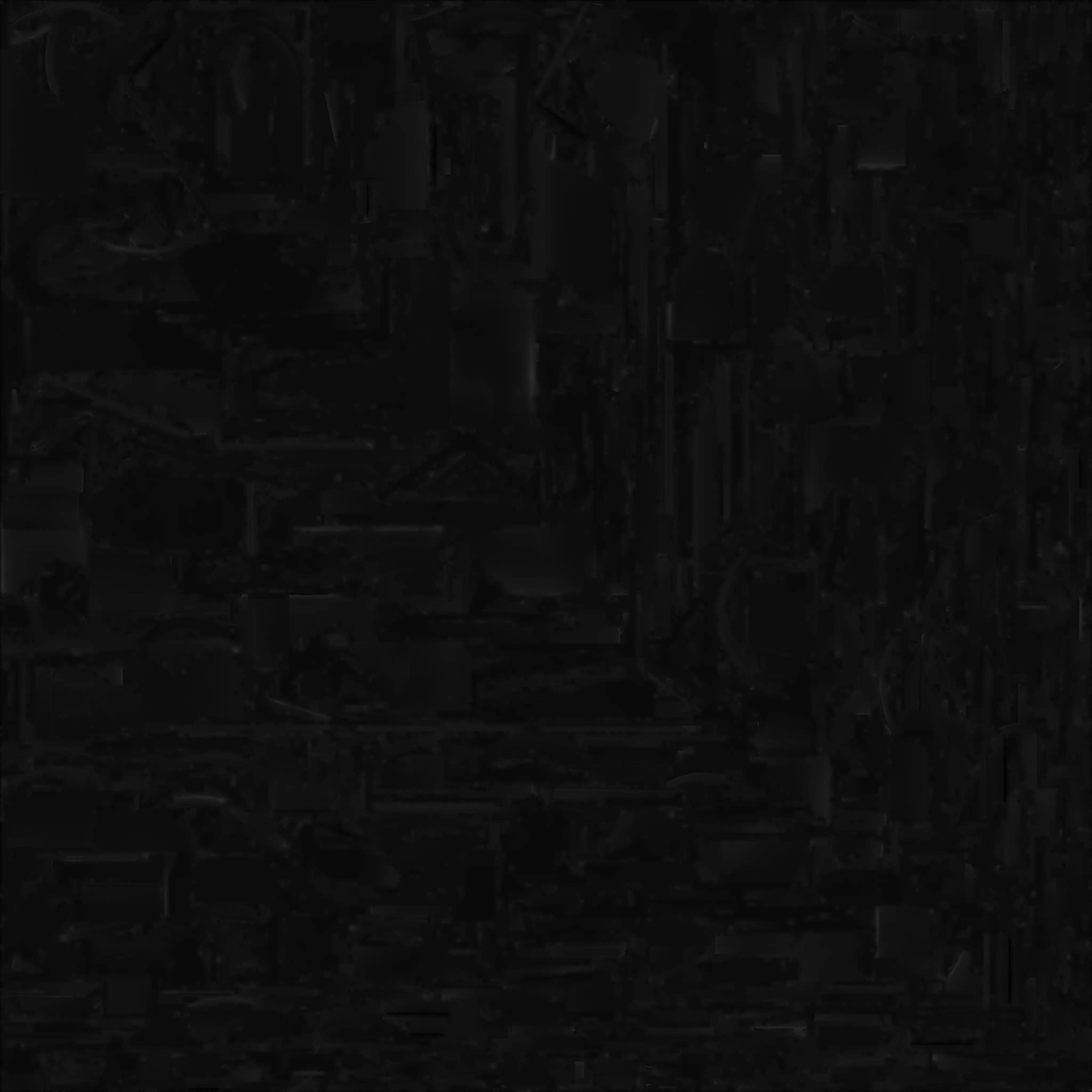 Ancient Gothic Stone Shrine with Candles 3D Model Low-poly 3D model_2