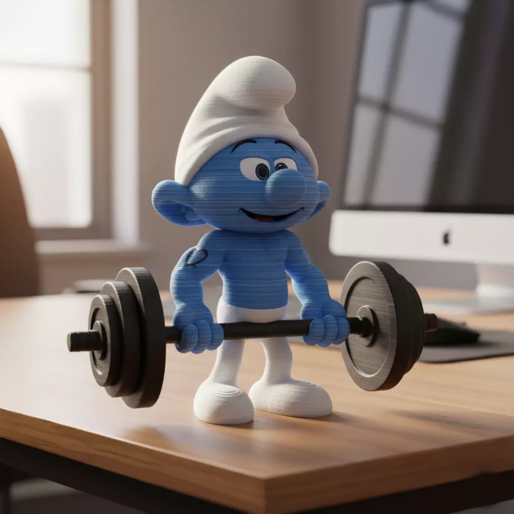 Hefty Smurf 3D print model
