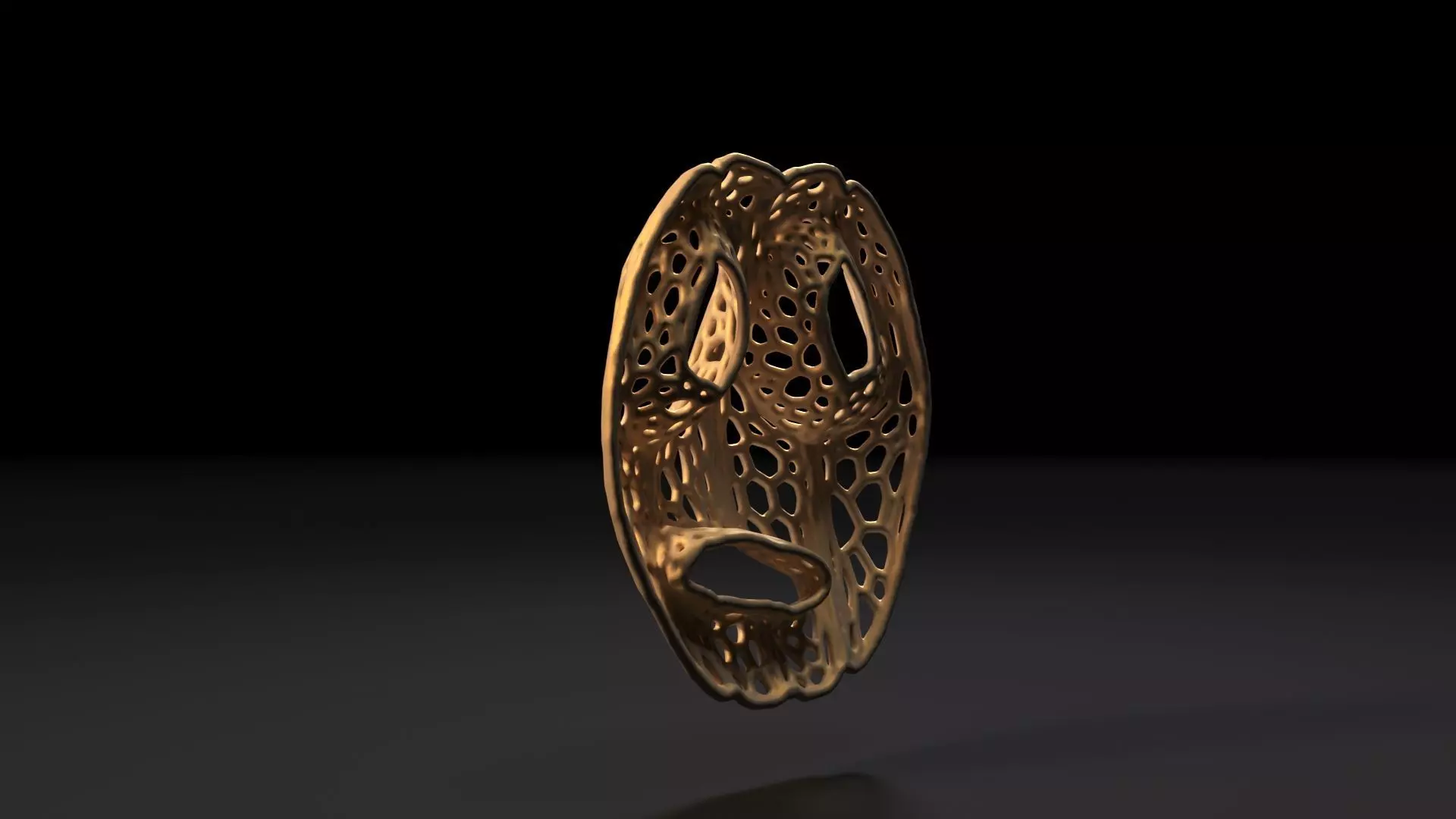 Pumpkin mask halloween 3D print model_3