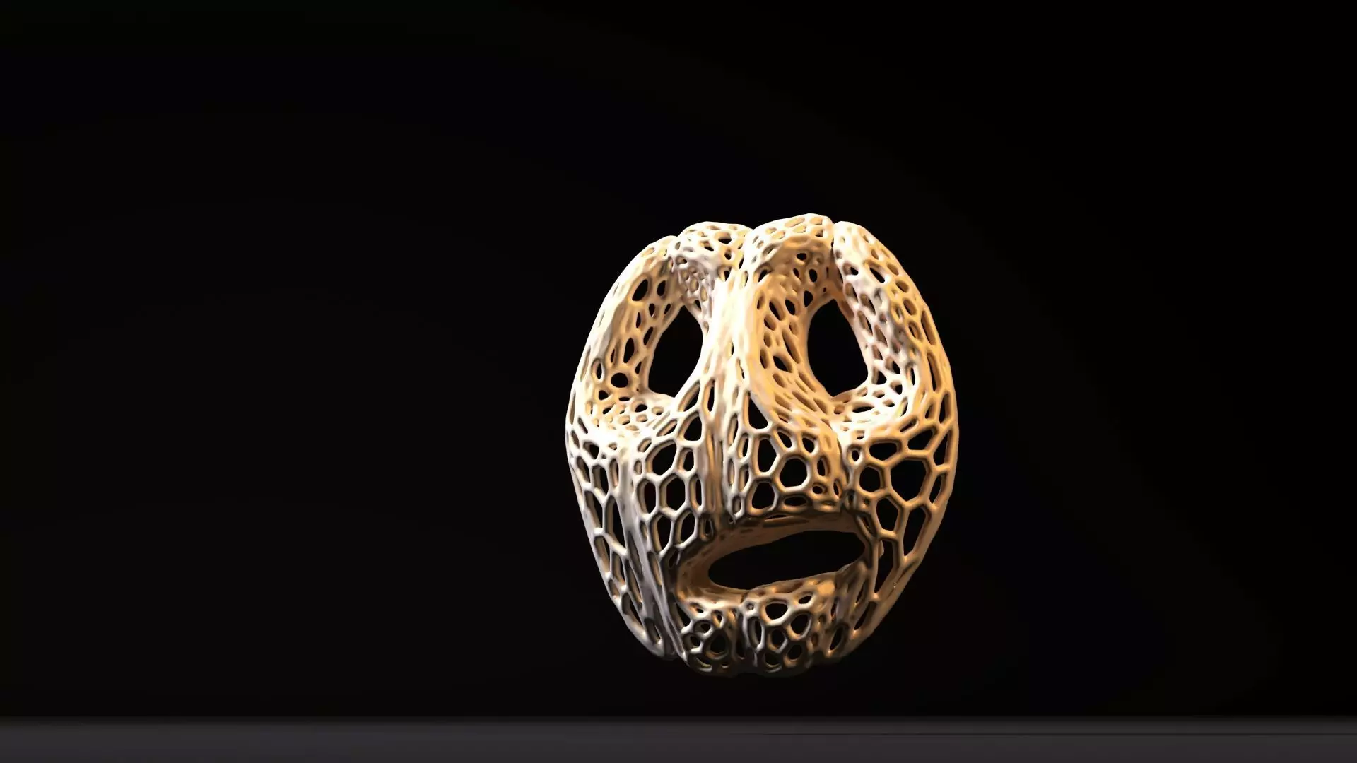 Pumpkin mask halloween 3D print model_9