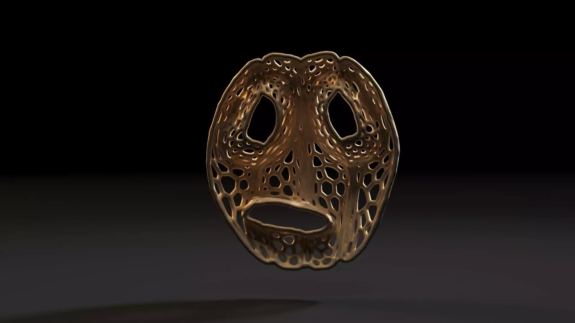 Pumpkin mask halloween 3D print model_4