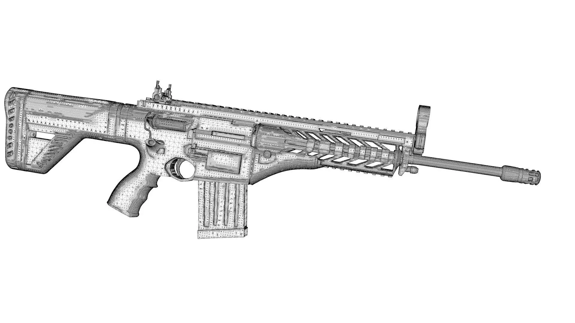 mtp76 Rifle 3D model_5