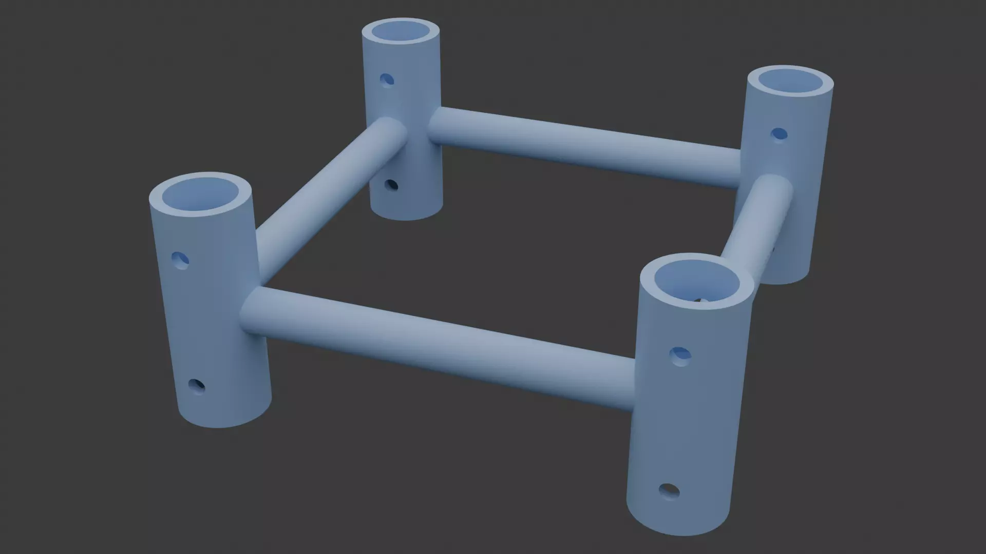 Square Truss Standard Collection - 18 PCS Modular 3D model 3D model_60