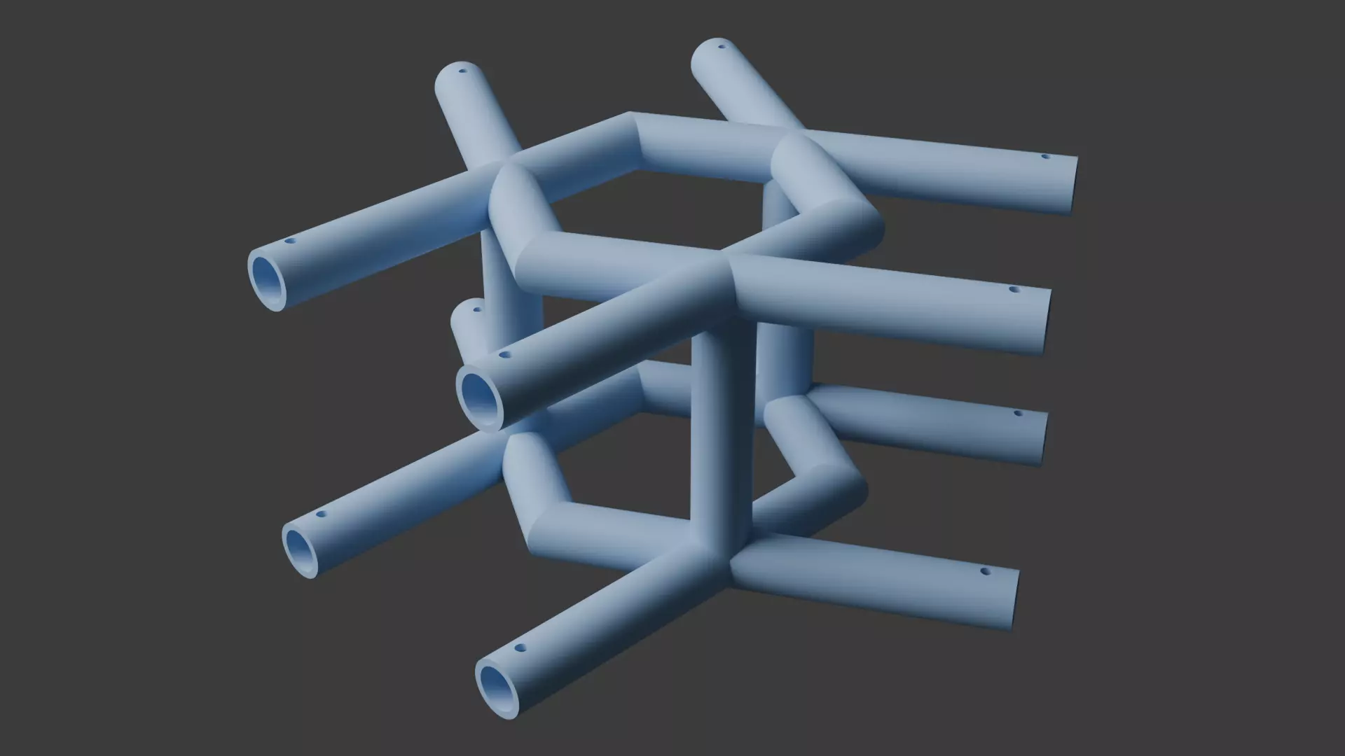 Square Truss Standard Collection - 18 PCS Modular 3D model 3D model_43