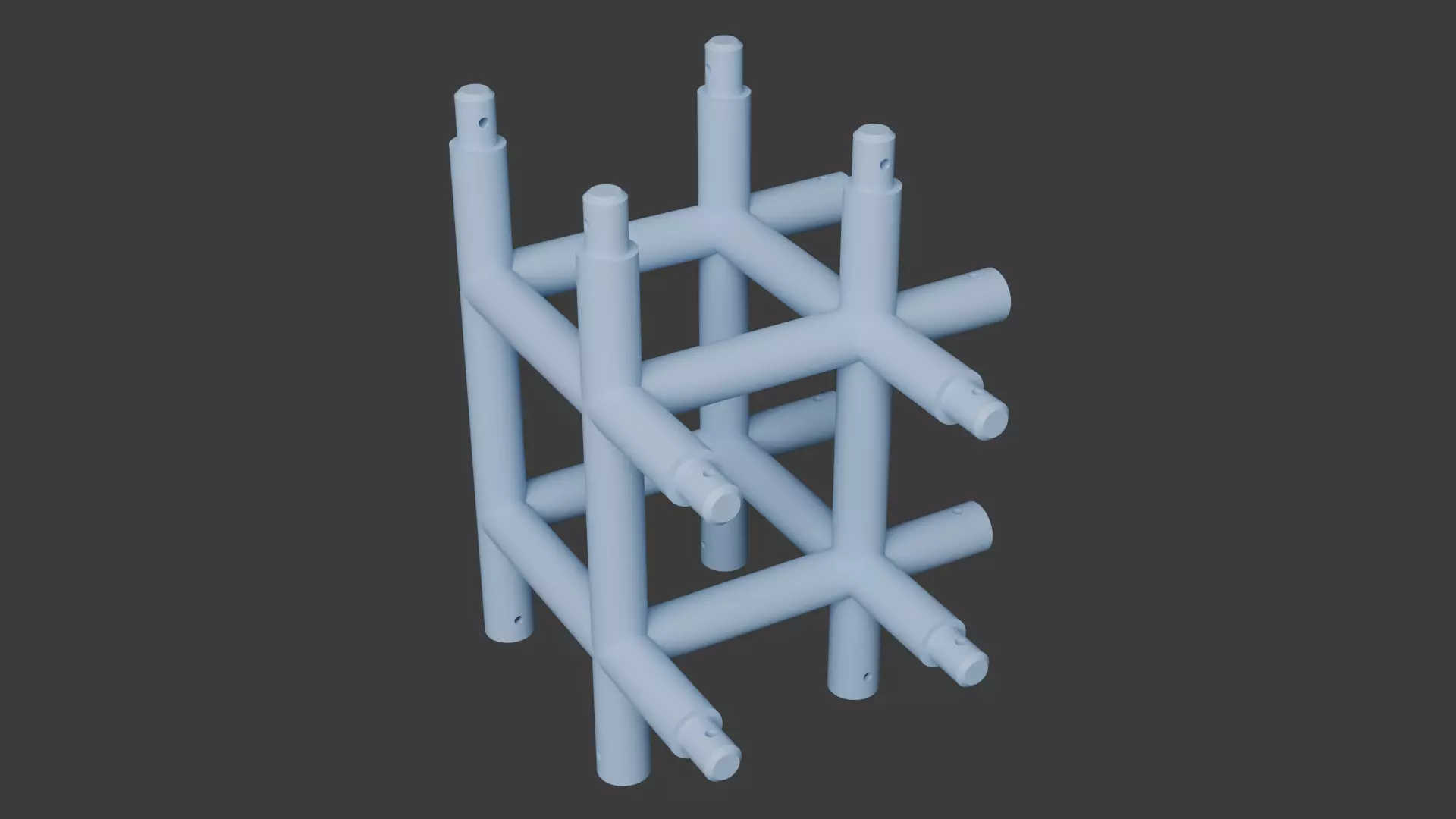 Square Truss Standard Collection - 18 PCS Modular 3D model 3D model_8