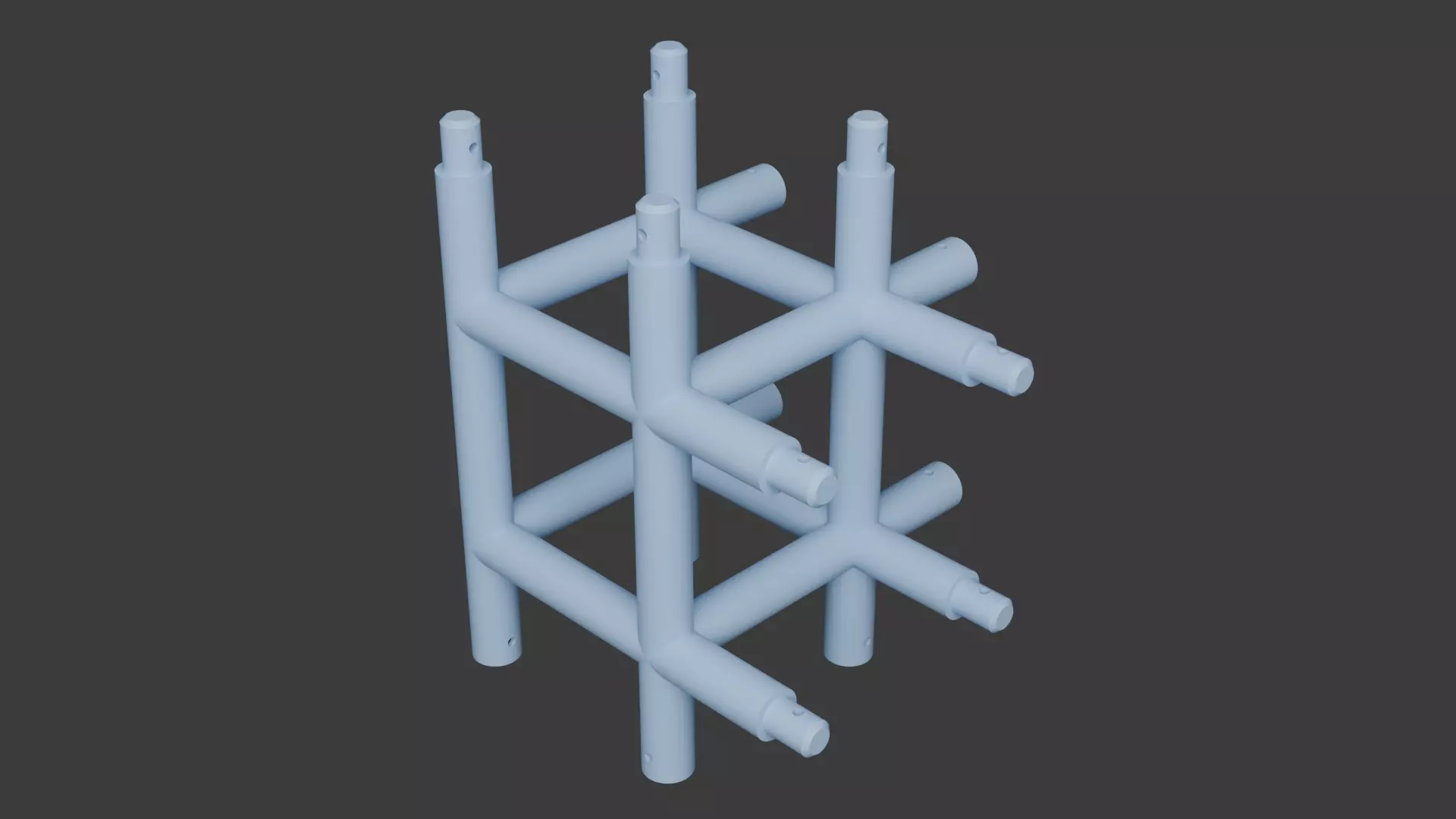 Square Truss Standard Collection - 18 PCS Modular 3D model 3D model_5