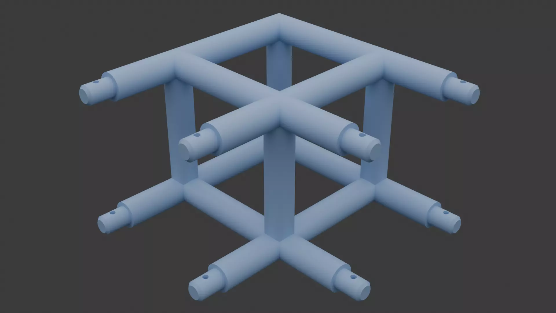 Square Truss Standard Collection - 18 PCS Modular 3D model 3D model_50