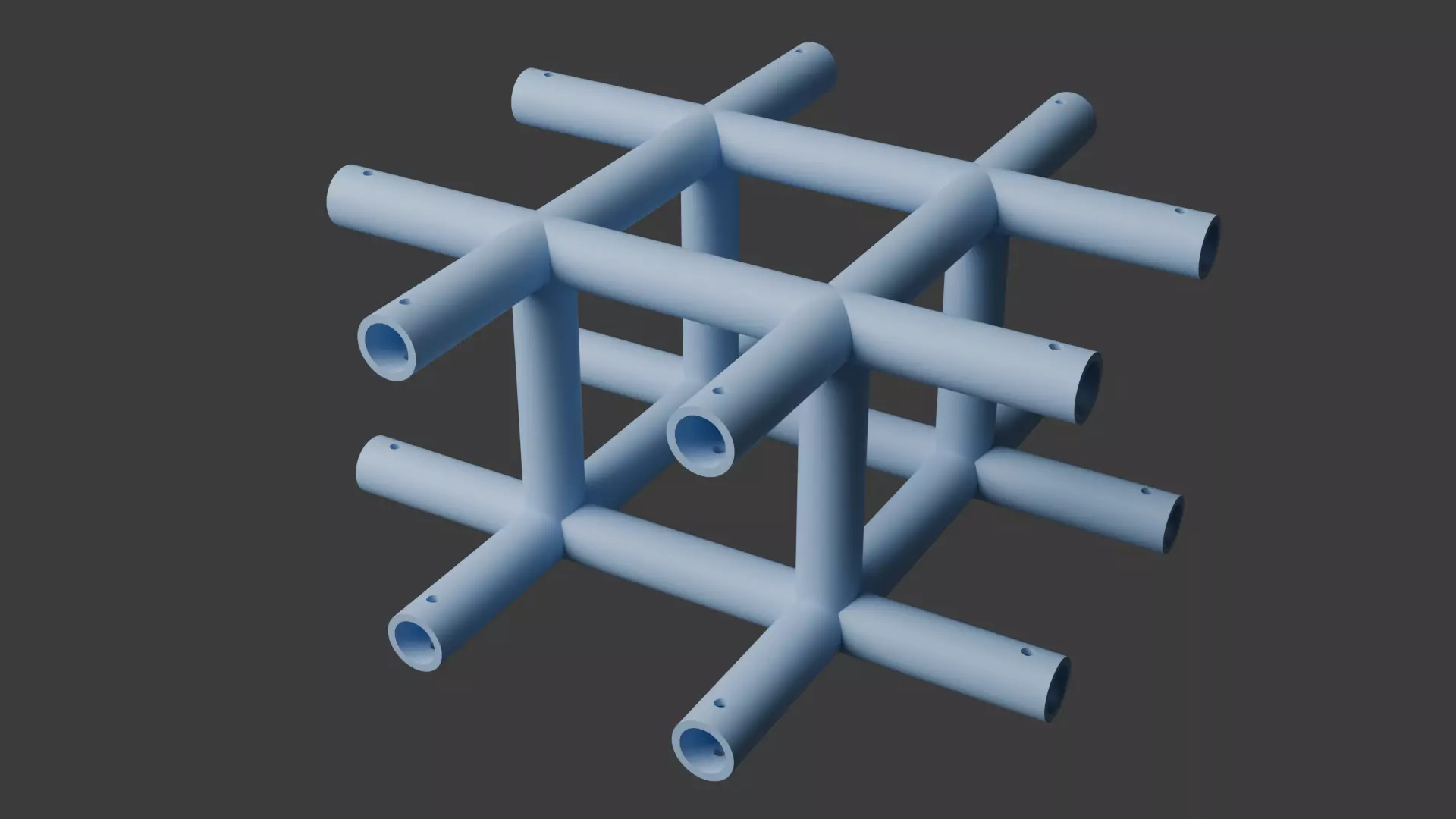 Square Truss Standard Collection - 18 PCS Modular 3D model 3D model_37