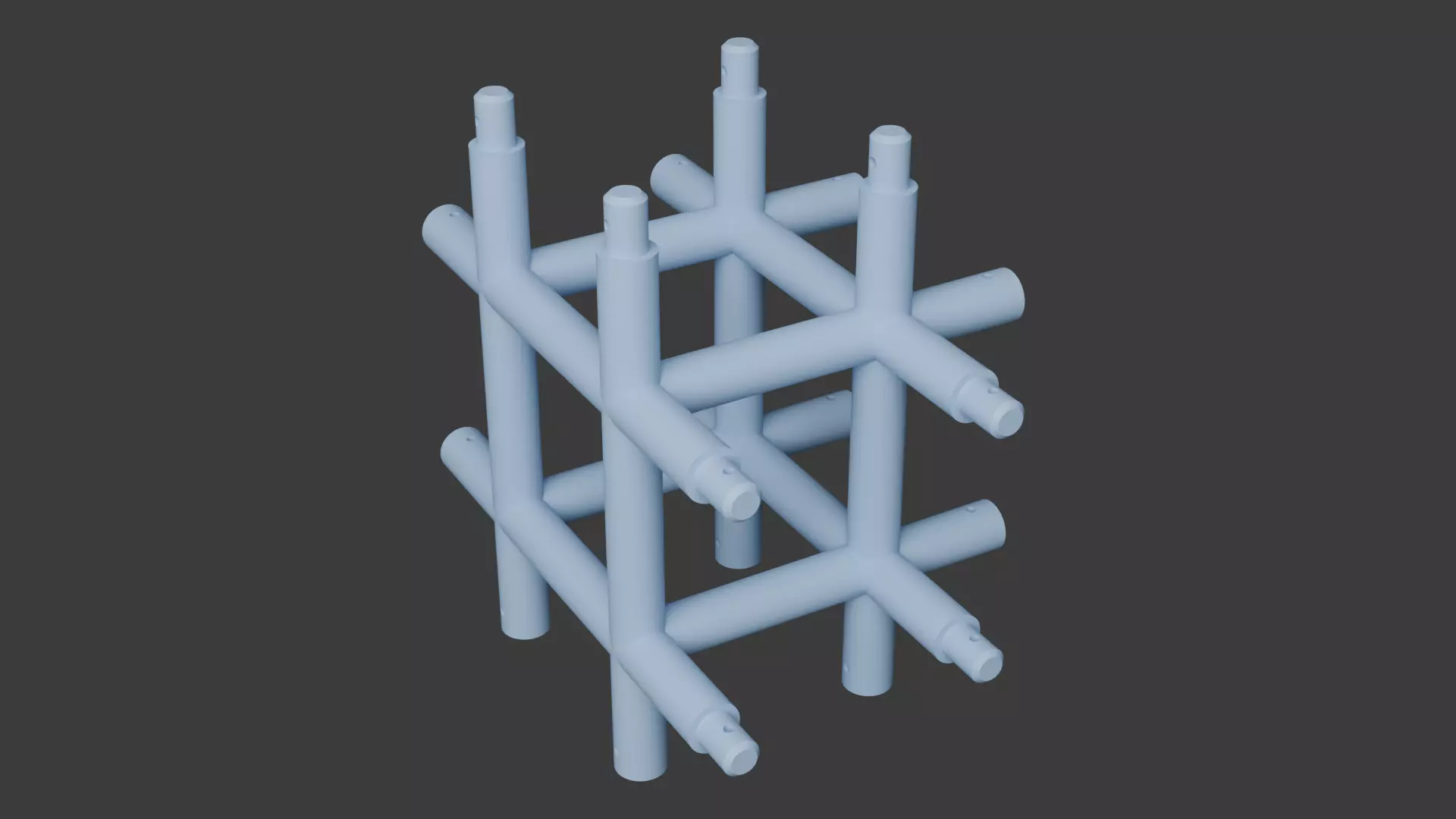 Square Truss Standard Collection - 18 PCS Modular 3D model 3D model_14