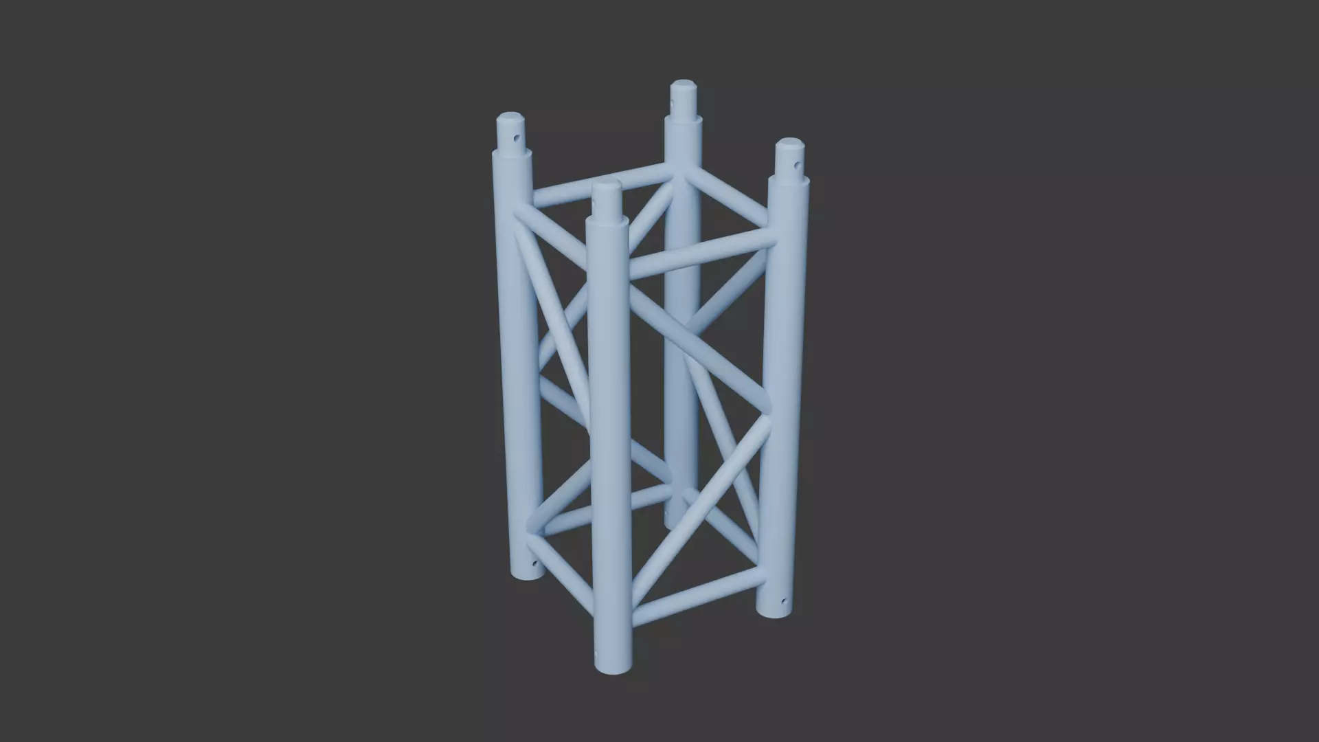 Square Truss Standard Collection - 18 PCS Modular 3D model 3D model_62