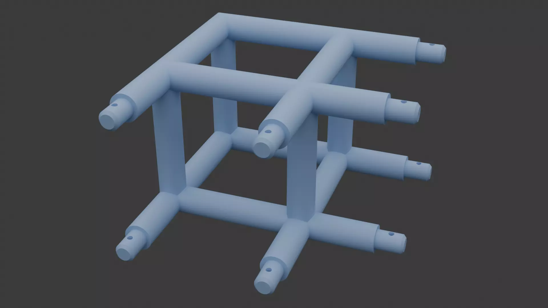 Square Truss Standard Collection - 18 PCS Modular 3D model 3D model_52