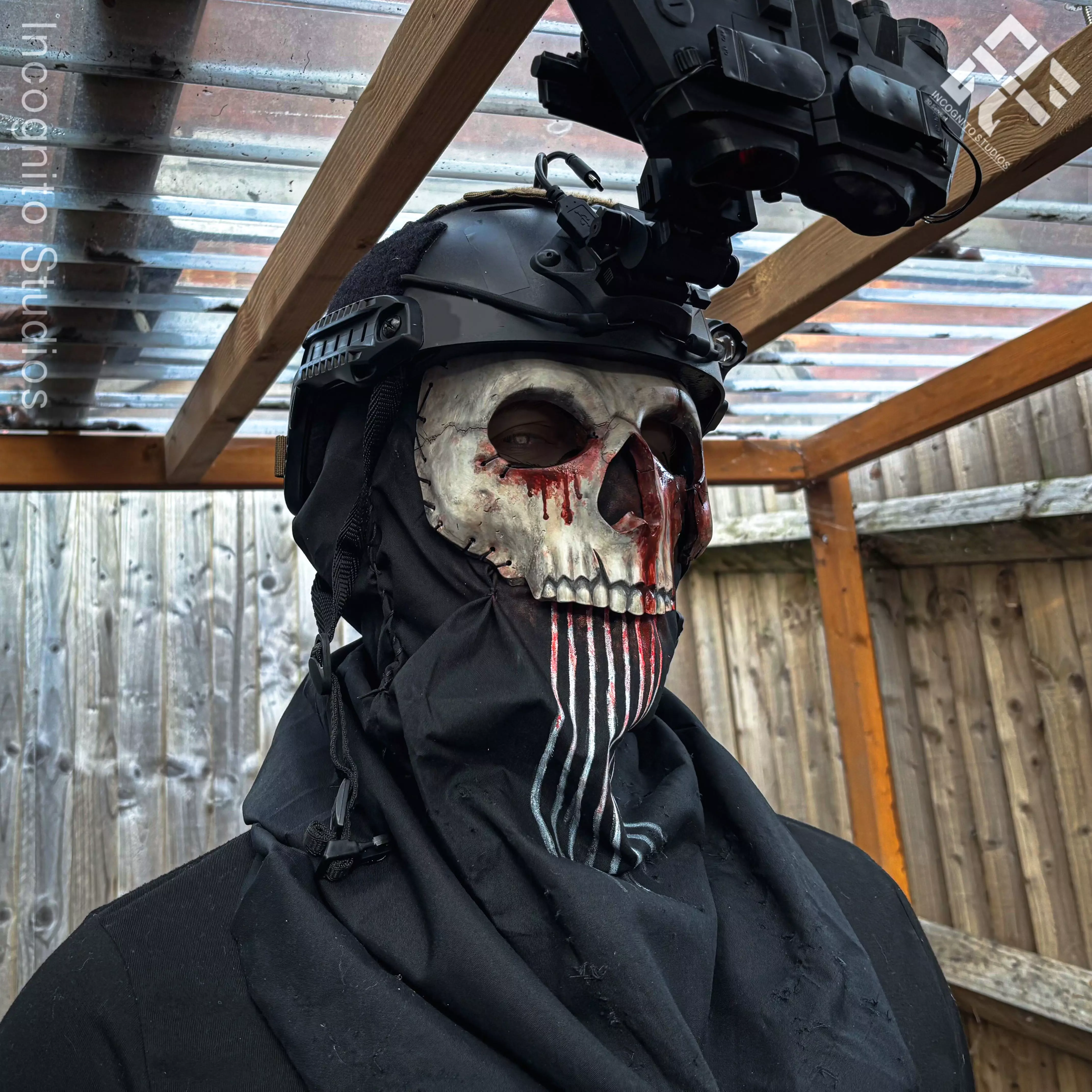 ZOMBIE GHOST CALL OF DUTY INSPIRED REPLICA COSPLAY GHOST MASK 3D print model_2