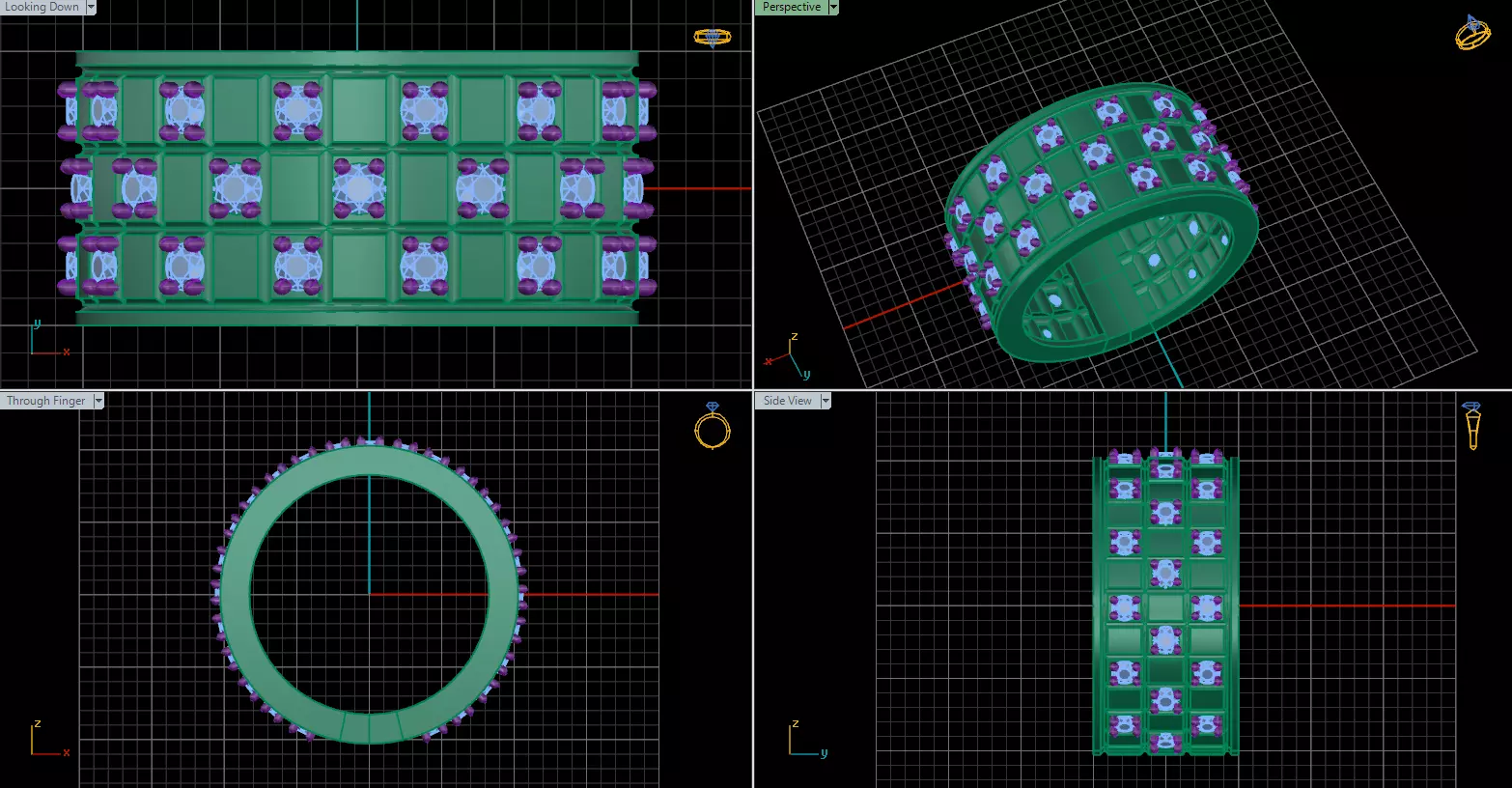 jewelry ring 340 Free 3D print model_1