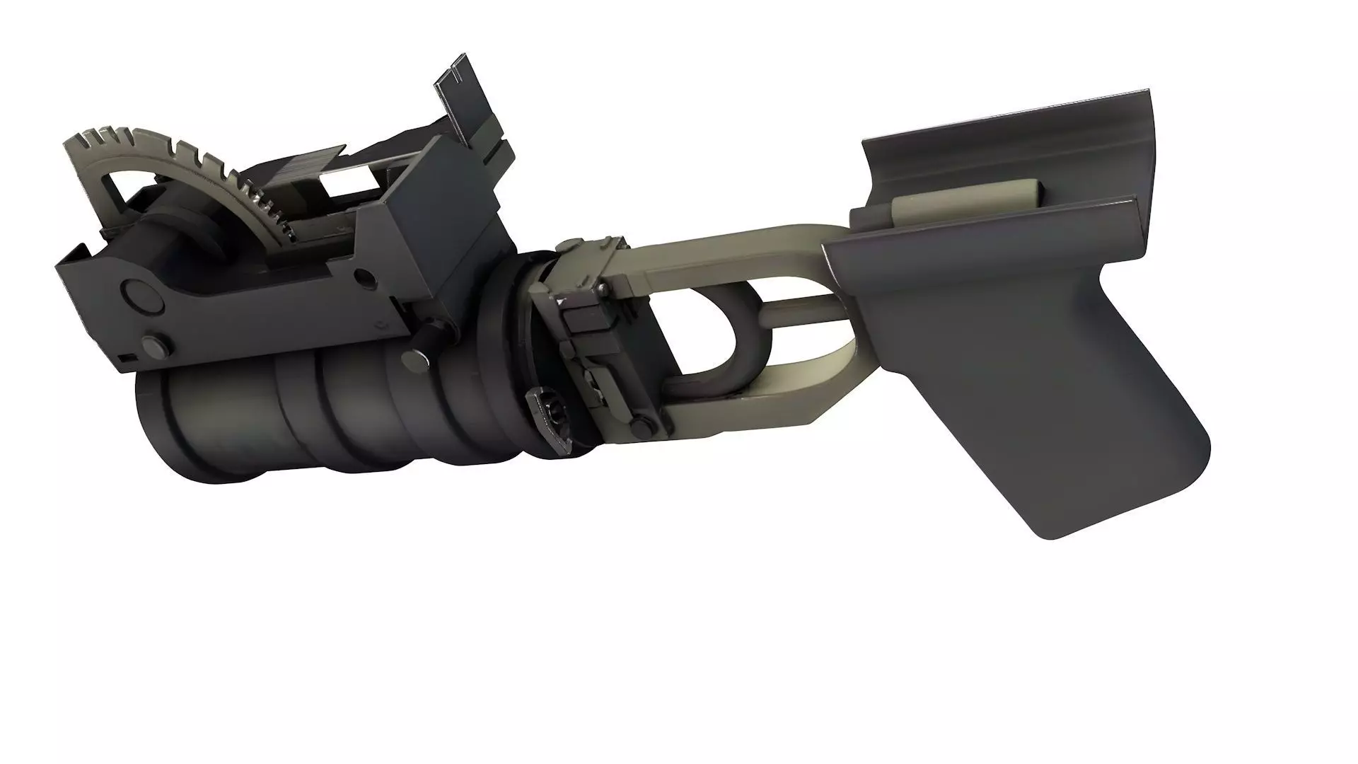 GP30 Grenade Launcher 3D model_1