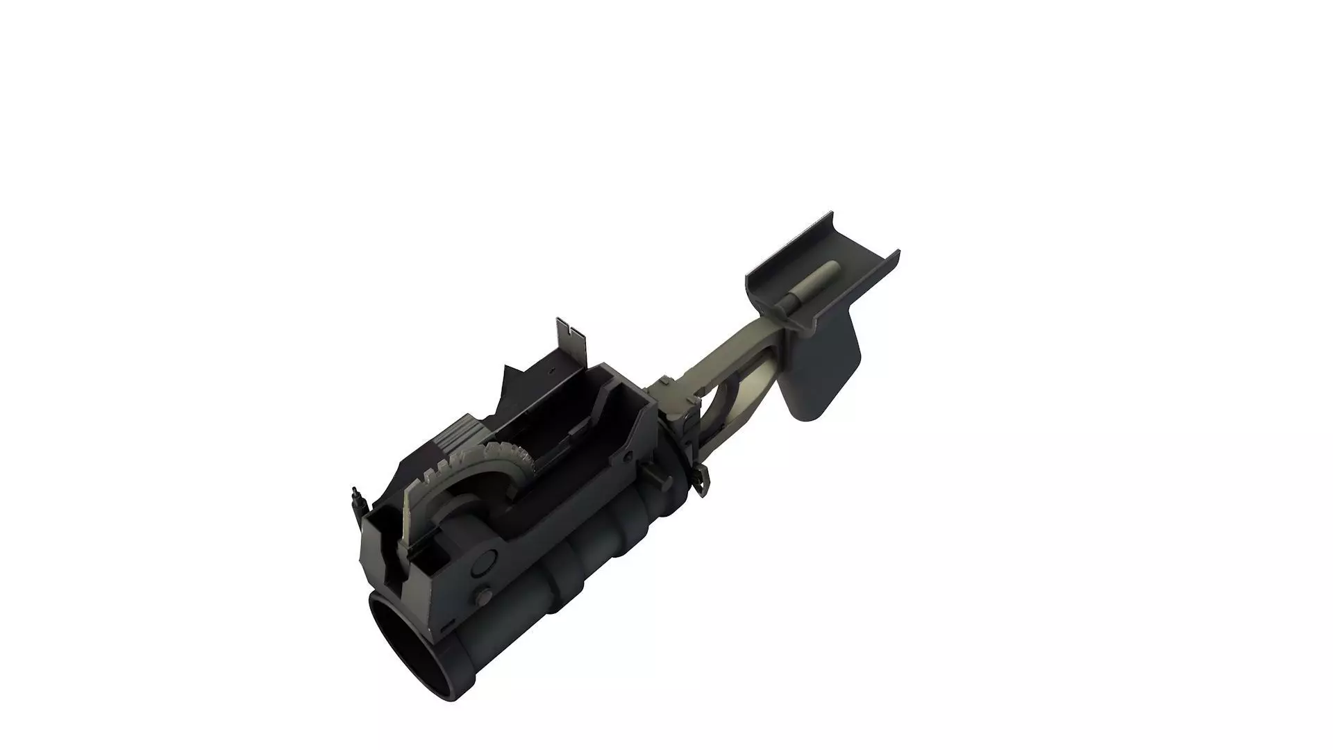 GP30 Grenade Launcher 3D model_3