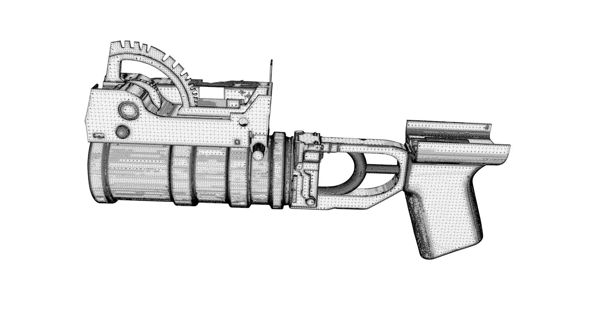 GP30 Grenade Launcher 3D model_5