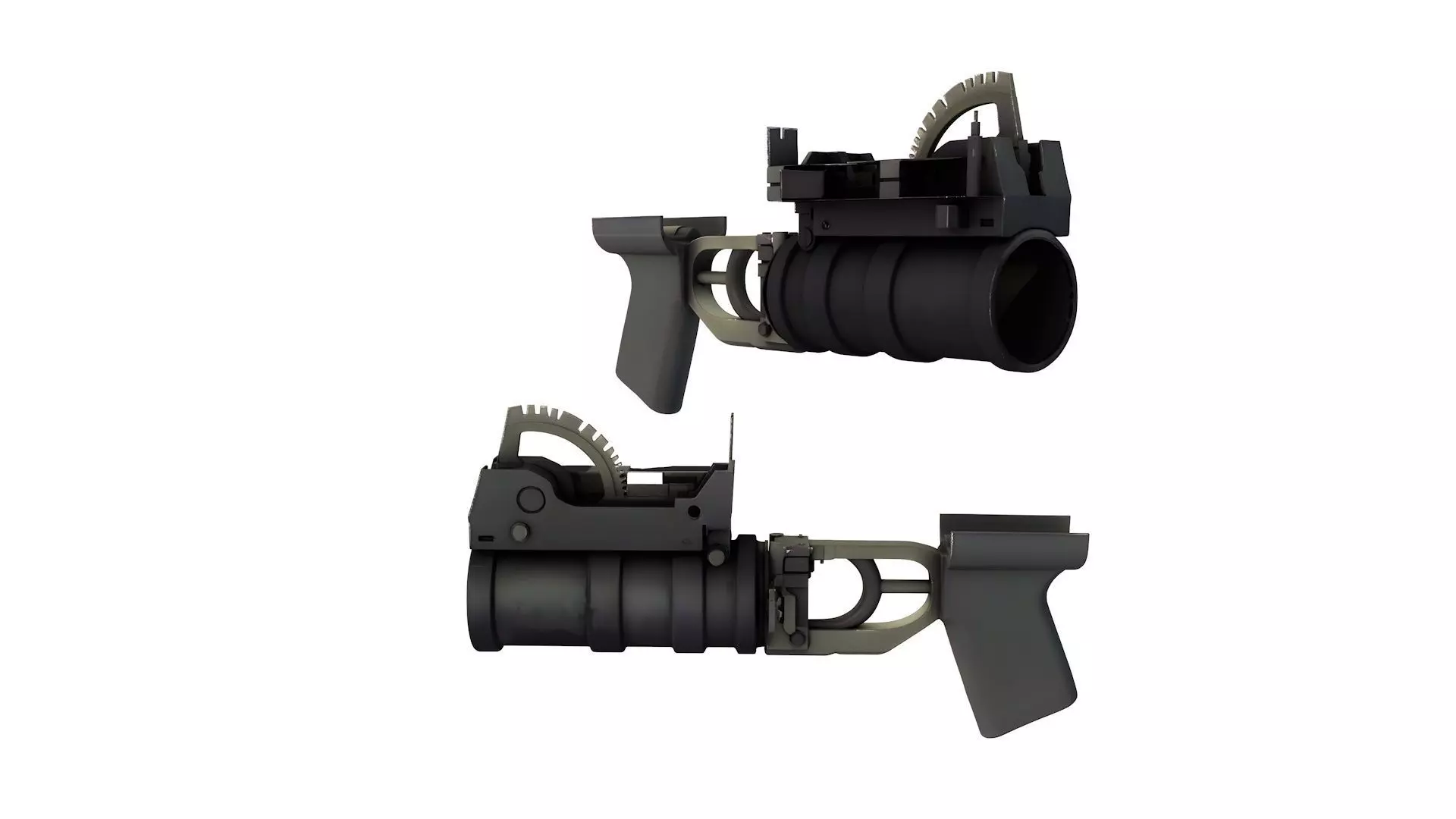 GP30 Grenade Launcher 3D model_0