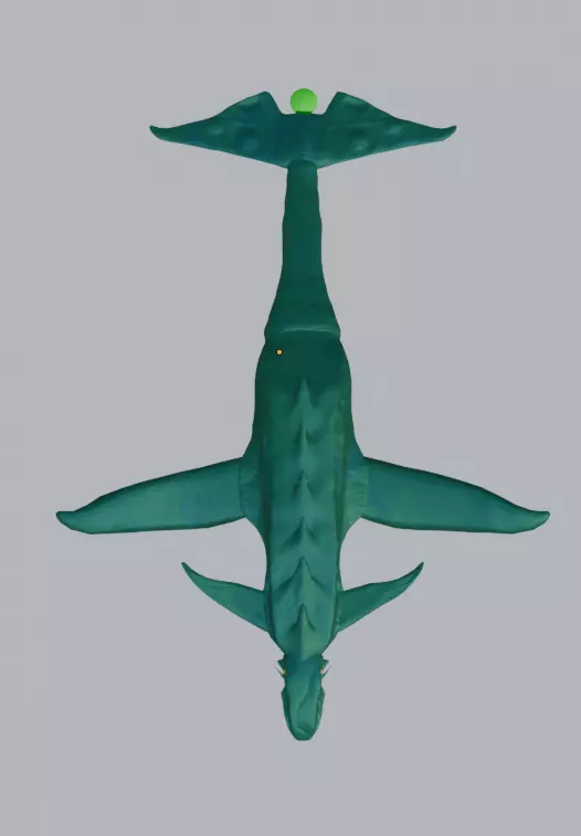 Leviathan Low-poly 3D model_5