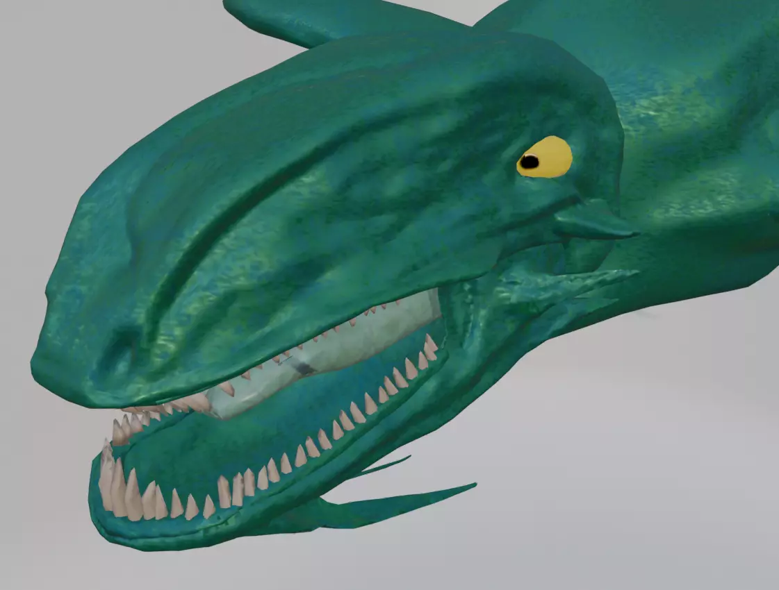 Leviathan Low-poly 3D model_3