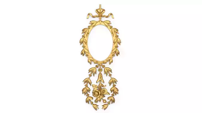 Classic decor ornament carved 70