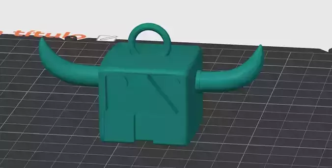 Simplistic PEKKA Key Chain