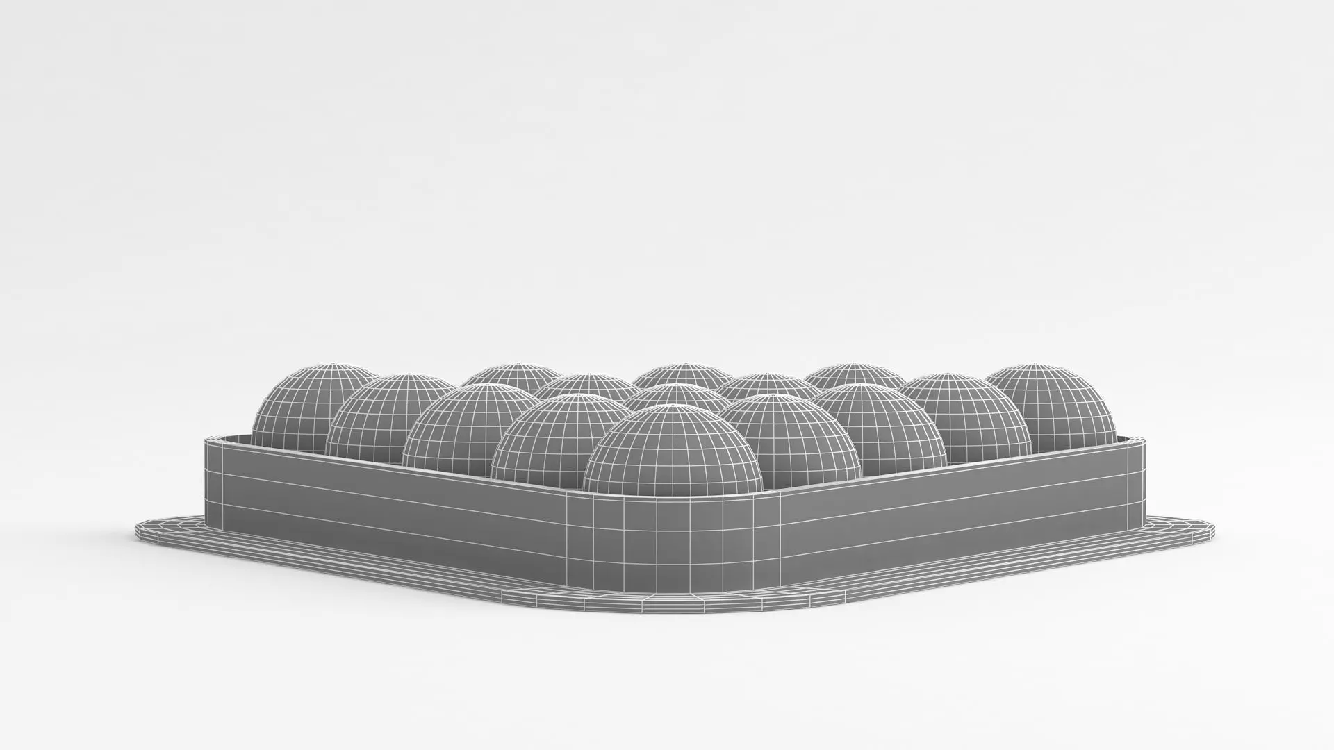 Snooker triangle red balls 3D model_9