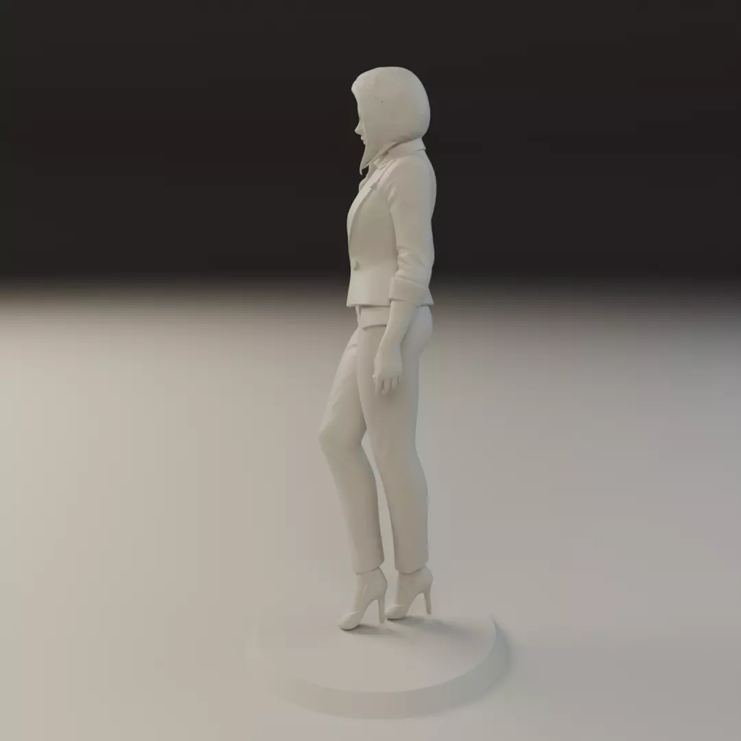 executive pinup 3D print model_3