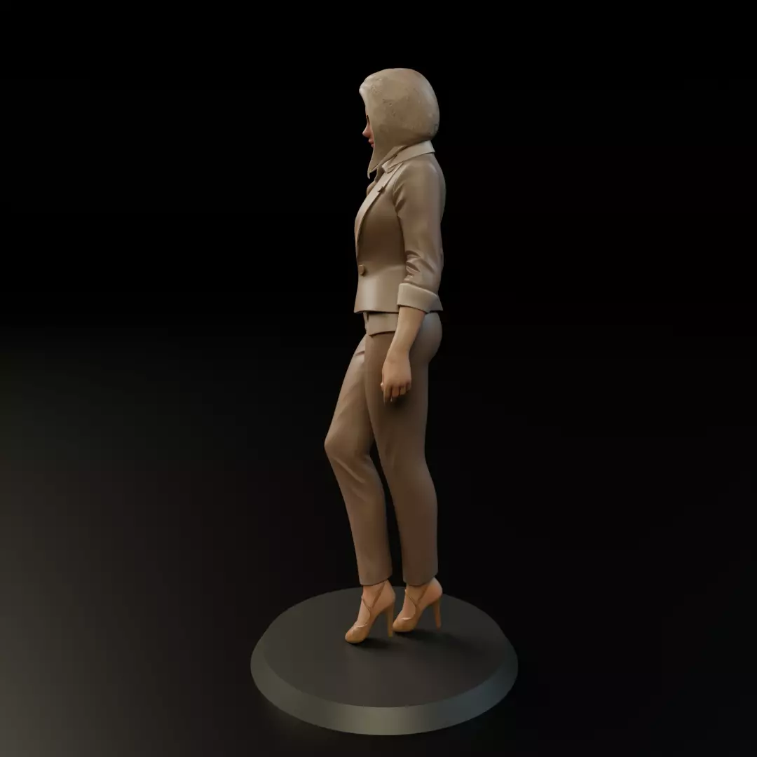 executive pinup 3D print model_4