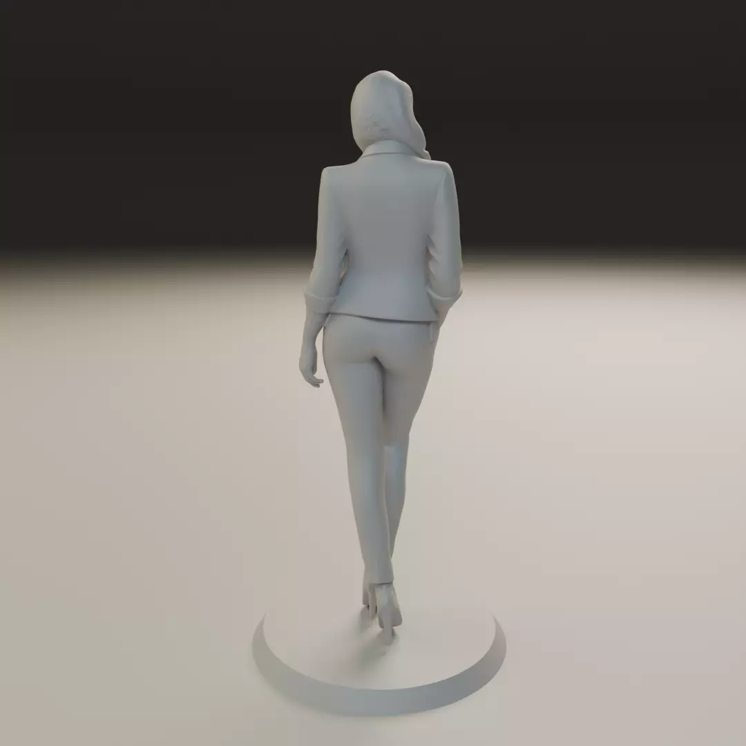 executive pinup 3D print model_5
