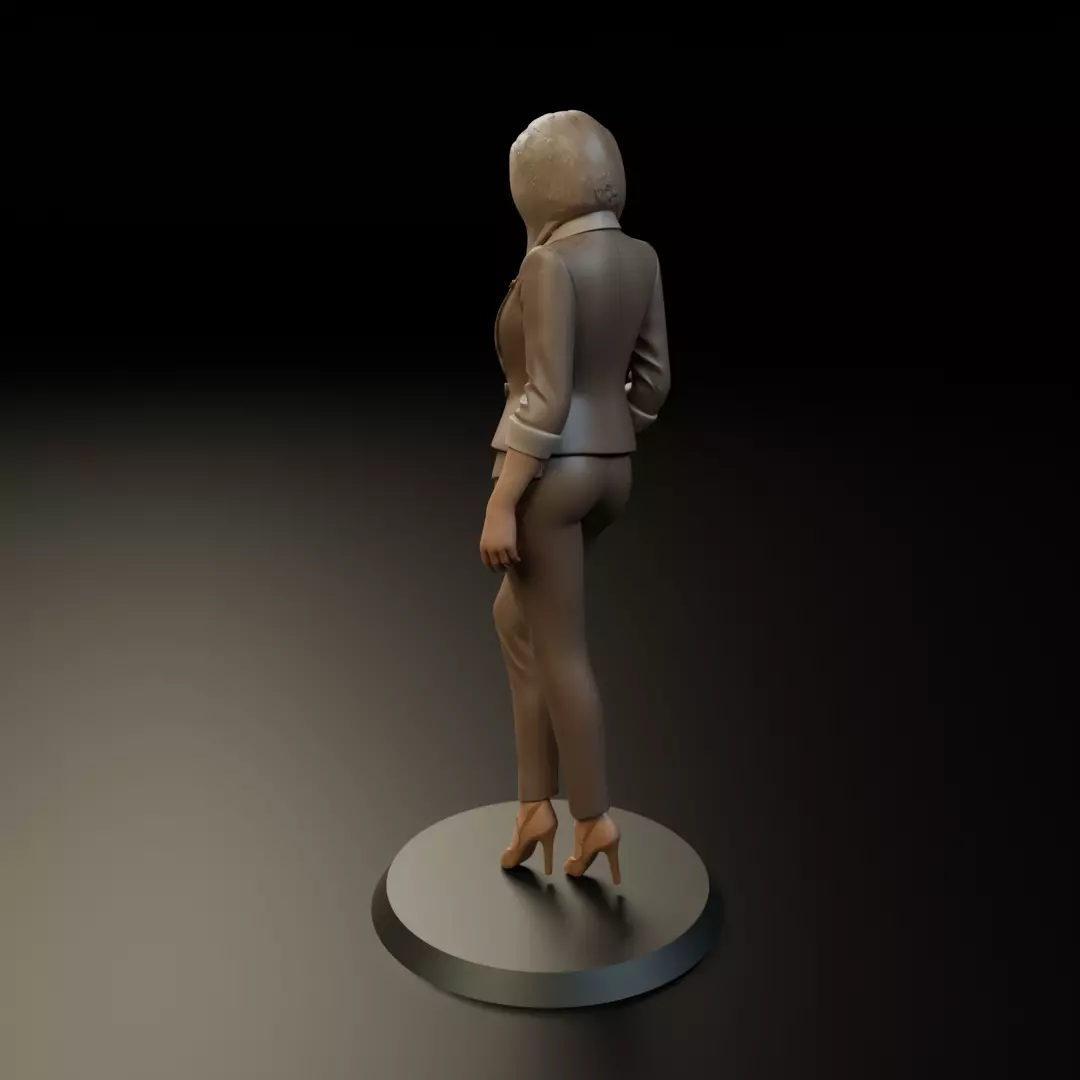 executive pinup 3D print model_8