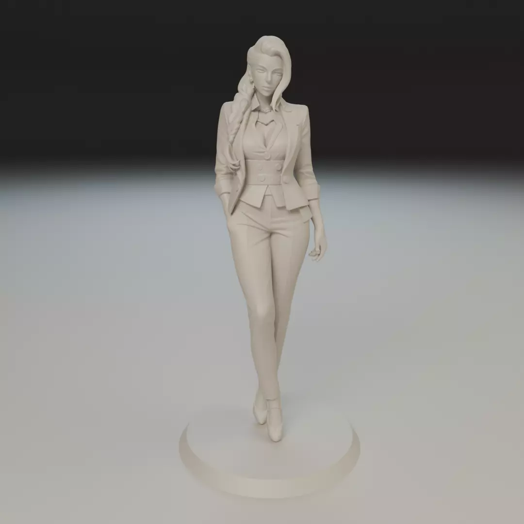 executive pinup 3D print model_15