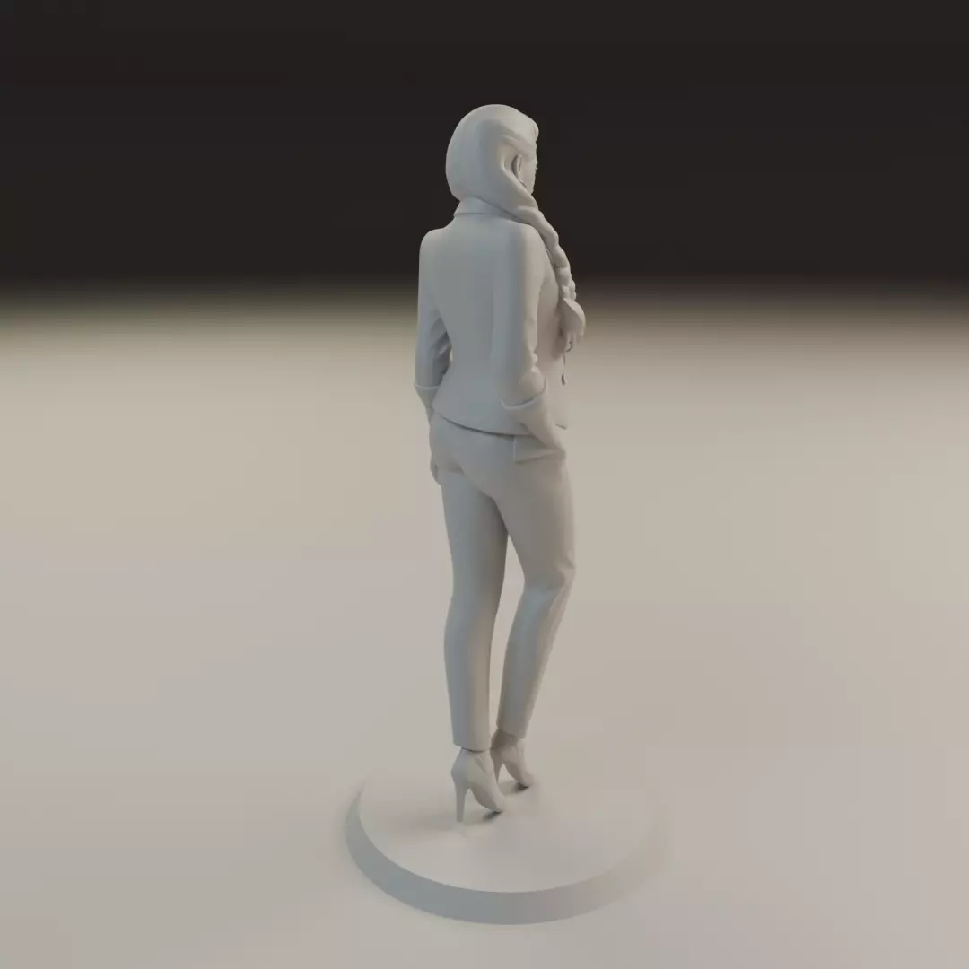 executive pinup 3D print model_13